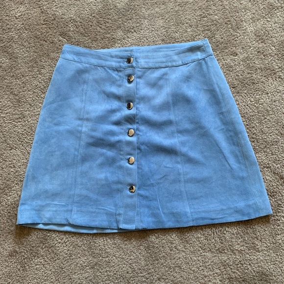 Divided Dresses & Skirts - H&M Divided Button Up Blue Skirt